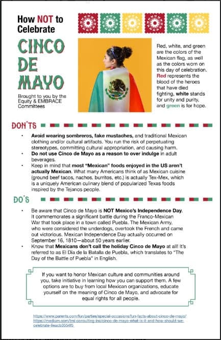 How not to Celebrate Cinco de Mayo
