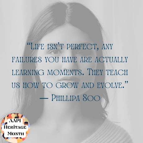 Life isn't perfect, any failures you have are actually learning moments. They teach us how to grow and evolve.