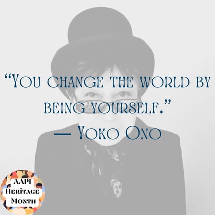You can change the world by being yourself.