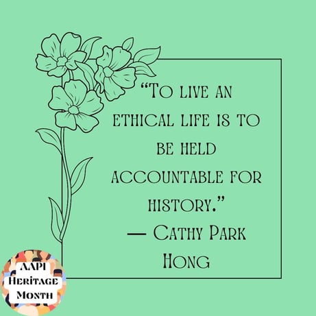 To live an ethical life is to be held accountable for history.