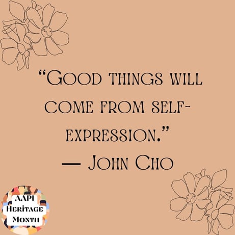 Good things will come from self-expression.