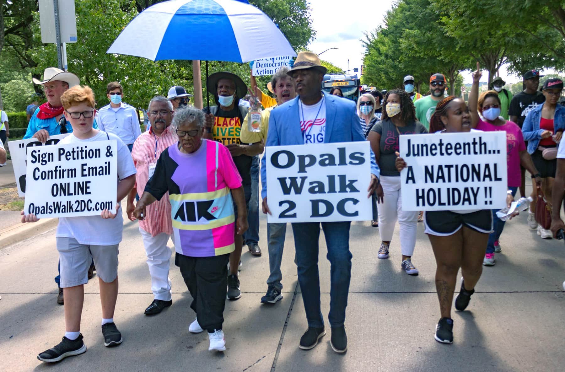 Opal Walk for Freedom