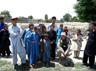 Woman US Army Local Community