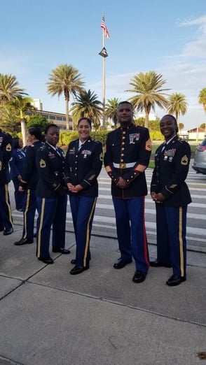 Woman US Army in Uniform