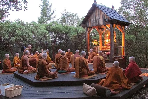 Buddhist around Temple